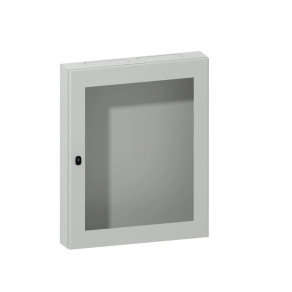   Schneider Electric Infraplus Small Office - NSYS3DM10815T - S3DM moduláris szekrények H1000XW800XD150 üvegajtós