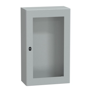   Schneider Electric PanelSet S3D - NSYS3D10630T - elosztószekrény H1000xW600xD300 üveg ajtóval