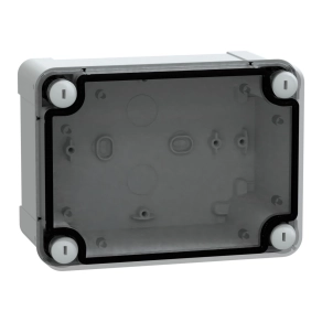   Schneider Electric Enclosures - NSYTBS16128T -Ipari kötődoboz (164*121*87) IP65, ABS, átlátszó tetővel