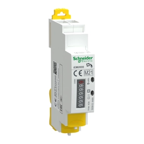Schneider Electric iEM2000 series - A9MEM2000 - iEM2000 MID-es 1 fázisú fogyasztásmérő 40A kijelzővel