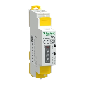   Schneider Electric iEM2000 series - A9MEM2010 - iEM2010 MID-es 1 fázisú fogyasztásmérő 40A kijelzővel és impulzuskimenettel