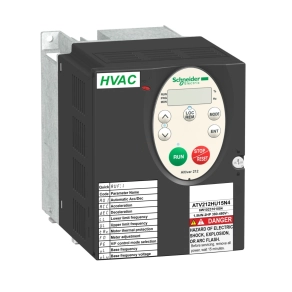   Schneider Electric Altivar ATV212 - ATV212HU22N4 - frekvenciaváltó épületes alkalmazásokra, BACnet, 2,2kW, 3f, 380…480VAC, IP21, C2 osztályú EMC szűrővel