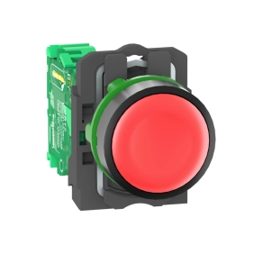   Schneider Electric Harmony XB5R - ZB5RTA4 - vezeték nélküli komplett műanyag nyomógomb, Ø22, vevő nélkül, piros