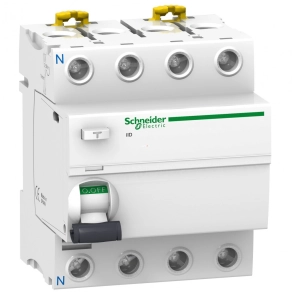   Schneider Electric Acti9 iID - A9R21463 - áram-védőkapcsoló, A osztály, 4P, 63A, 30mA, monokonnekt