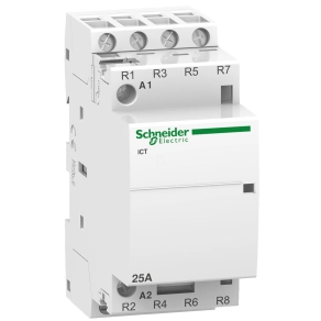   Schneider Electric Acti9 iCT25A - A9C20837 - kontaktor, 50Hz, 4NC, 230 - 240VAC
