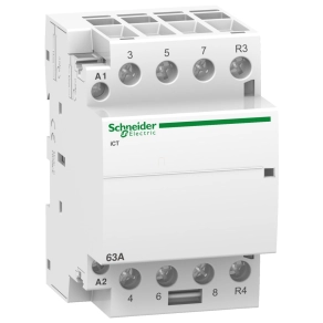   Schneider Electric Acti9 iCT63A - A9C20869 - kontaktor50Hz, 3NO 1NC, 220 - 240VAC