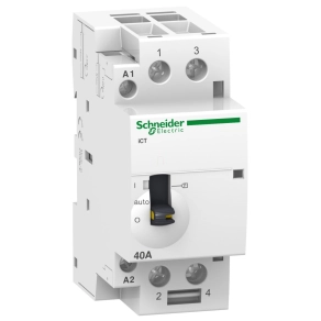   Schneider Electric Acti9 iCT40A - A9C21642 - kézi vezérlésű kontaktor, 60Hz, 2NO, 220 - 240VAC