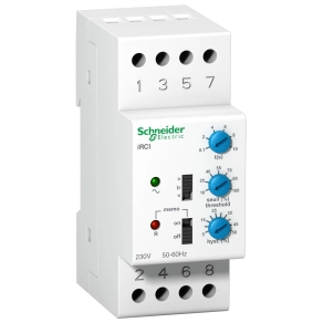 Schneider Electric ACTI9 iRCI - A9E21181 áramfigyelő relé, 2P, 8A, Uc 230VAC