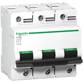 Schneider Electric Acti9 C120N - A9N18365 - kismegszakító, 3P, C, 80A