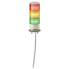 Schneider Electric Easy Harmony XVG - XVGB3W - komplett fényoszlop, 3 szintes, piros - narancs - zöld, 24 VAC/DC, direkt rögzítésű