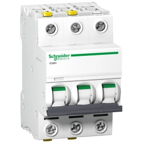   Schneider Electric Acti9 iC60H - A9F07310 - kismegszakító, 3P, C, 10A