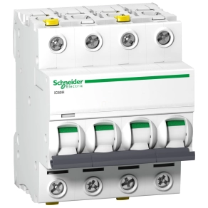   Schneider Electric Acti9 iC60H - A9F07463 - kismegszakító, 4P, C, 63A