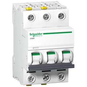   Schneider Electric Acti9 iC60N - A9F04302 - kismegszakító, 3P, C, 2A
