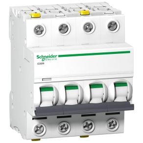   Schneider Electric Acti9 iC60N - A9F04463 - kismegszakító, 4P, C, 63A