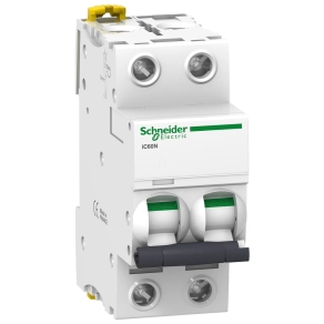   Schneider Electric Acti9 iC60N - A9F05263 - kismegszakító, 2P, D, 63A