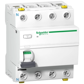 Schneider Electric Acti9 iID - A9Z22440 - áram - védőkapcsoló, A osztály, 4P, 40A, 100mA