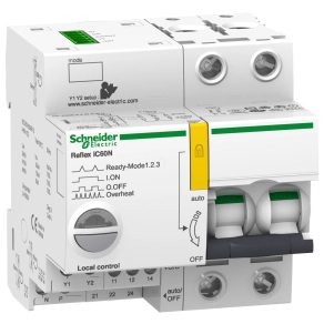   Schneider Electric Acti9 Reflex iC60N - A9C62225 - beépített megszakító vezérlés, 2P, C, 25A