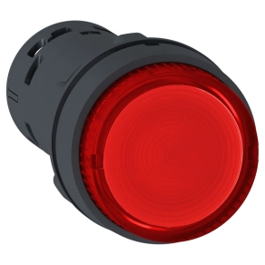   Schneider Electric Harmony XB7 - XB7NW34B2 - világító nyomógomb - LED - visszaálló - 1NC - piros - 24V