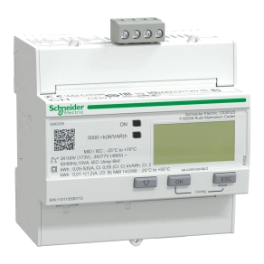   Schneider Electric iEM3000 series - A9MEM3255 - Digitális fogyasztásmérő,3F,áramv,MODBUS,MID
