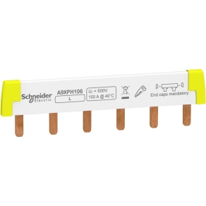   Schneider Electric Acti9 Comb Busbars - A9XPH106 - Darabolható gyűjtősín 100A, 1P, 6M