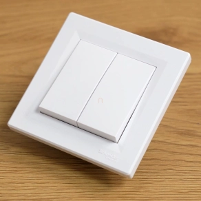   Schneider Electric Asfora - EPH0600121 - Kettős váltókapcsoló, rugós bekötés, fehér (106+6)