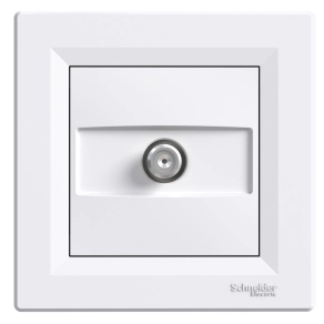   Schneider Electric Asfora - EPH3700121 - SAT aljzat, végzáró, 1 dB, fehér