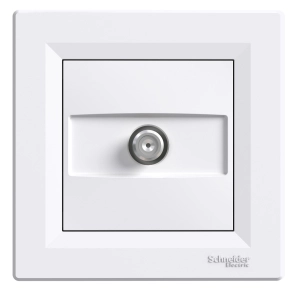 Schneider Electric Asfora - EPH3700121 - SAT aljzat, végzáró, 1 dB, fehér