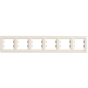 Schneider Electric Asfora - EPH5800623 - Hatos keret, vízszintes, bézs
