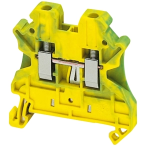   Schneider Electric Linergy TR terminals blocks - NSYTRV22PE - Csavaros egyszintes földelőkapocs 1x1 csatlakozás 5,2 mm 2,5 mm2 zöld - sárga