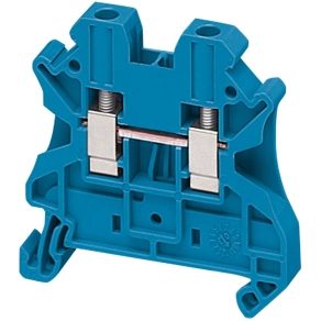   Schneider Electric Linergy TR terminals blocks - NSYTRV42BL - Csavaros egyszintes átkötőkapocs 1x1 csatlakozás 6,2 mm 4 mm2 32A - es kék