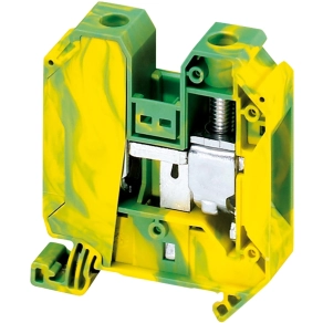 Schneider Electric Linergy TR terminals blocks - NSYTRV352PE - Csavaros egyszintes földelőkapocs 1x1 csatlakozás 16 mm 35 mm2 125A - es zöld - sárga