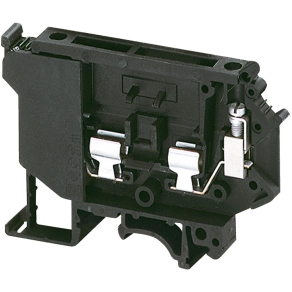   Schneider Electric Linergy TR terminals blocks - NSYTRV42SF5 - Csavaros biztosító kapocs G biztosító betéthez 1x1 csatlakozás 8,2 mm 4 mm2 6,3A - es fekete