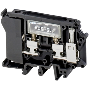   Schneider Electric Linergy TR terminals blocks - NSYTRV42SF6LD - Csavaros biztosító kapocs G betéthez 1x1 csatlakozás 8,2 mm 16 mm2 6,3A - es