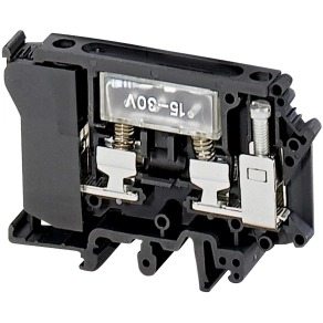 Schneider Electric Linergy TR terminals blocks - NSYTRV42SF6LD - Csavaros biztosító kapocs G betéthez 1x1 csatlakozás 8,2 mm 16 mm2 6,3A - es