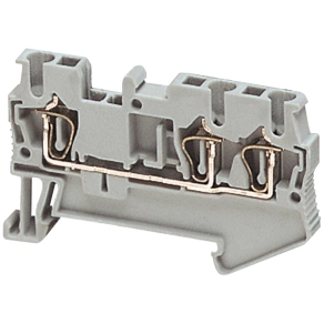   Schneider Electric Linergy TR terminals blocks - NSYTRR23 - Rugós egyszintes átkötőkapocs 1x2 csatlakozás 5,2 mm 2,5 mm2 24A - es