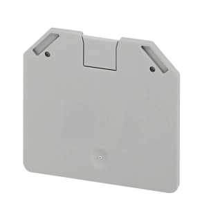 Schneider Electric Linergy TR terminals blocks - NSYTRAC162 - Véglap 2,2 mm csavaros egyszintes sorkapocshoz 1x1 csatlakozás 16 mm2 szürke