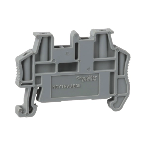 Schneider Electric Linergy TR terminals blocks - NSYTRAAB35 - Végtartó bak, 35 mm - es DIN sínre pattintható, 5,15 mm széles