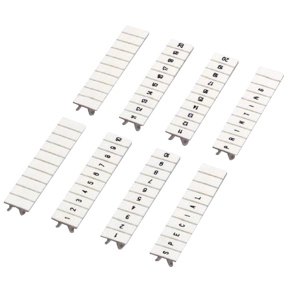 Schneider Electric Linergy TR terminals blocks - NSYTRAB550 - Pattintható jelölő, 10 karakteres (41 - 50 - ig) , 5 mm széles, fehér