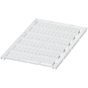   Schneider Electric Linergy TR terminals blocks - NSYTRABPV5 - Jelölő kártya 6 csík, 5 mm nem nyomtatott, 72 karakter, fehér