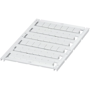   Schneider Electric Linergy TR terminals blocks - NSYTRABPV8 - Jelölő kártya 6 csík, 8 mm nem nyomtatott, 42 karakter, fehér