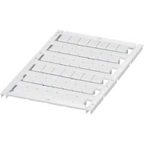 Schneider Electric Linergy TR terminals blocks - NSYTRABPV8 - Jelölő kártya 6 csík, 8 mm nem nyomtatott, 42 karakter, fehér
