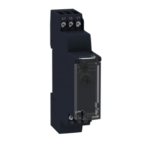   Schneider Electric Harmony Timer Relays - RE17LCBM - ejtéskésleltető időrelé, C funkció, 1SSR, 700mA, 24 - 240 VAC/DC