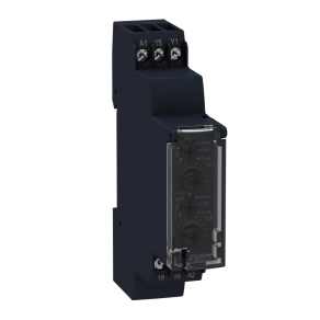   Schneider Electric Harmony Timer Relays - RE17RLJU - RE17 bifunkciós időrelé, L - Li funkció, 1CO, 8A, 12VAC/DC