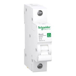   Schneider Electric Resi9 - R9F04116 - kismegszakító, 1P, B, 16A