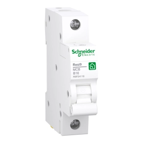 Schneider Electric Resi9 - R9F04116 - kismegszakító, 1P, B, 16A