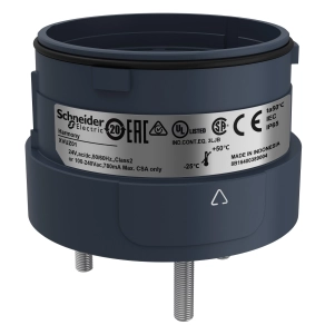Schneider Electric Harmony XVU - XVUZ01 - Ø60 fényoszlop rögzítő egység közvetlen rögzítéshez, 3 pontos, fekete