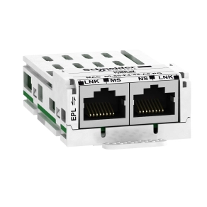Schneider Electric Altivar 32 - VW3A3619 - frekvenciaváltó kiegészítő, Kommunikációs modul, Ethernet POWERLINK, 2xRJ45, ATV320 - 340 - 600 - 900 hajtásokhoz