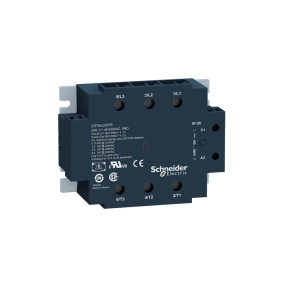   Schneider SSP szilárdtestrelé, panelre szerelhető, 3f, pillanat kapcs, 3NO, 48…530VAC, 50A, 230VAC SSP3A250P7RT