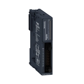 Schneider Electric Modicon TM3 - TM3DQ16TK - bővítő modul, 16 digitális tranzisztor (source) kimenet, 24 VDC, HE10
