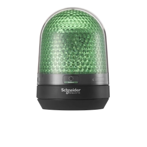   Schneider Electric Harmony XVR - XVR3B03 - forgófényű jelzőegység, LED-es, Ø100, IP65, zöld, 12-24VAC/DC